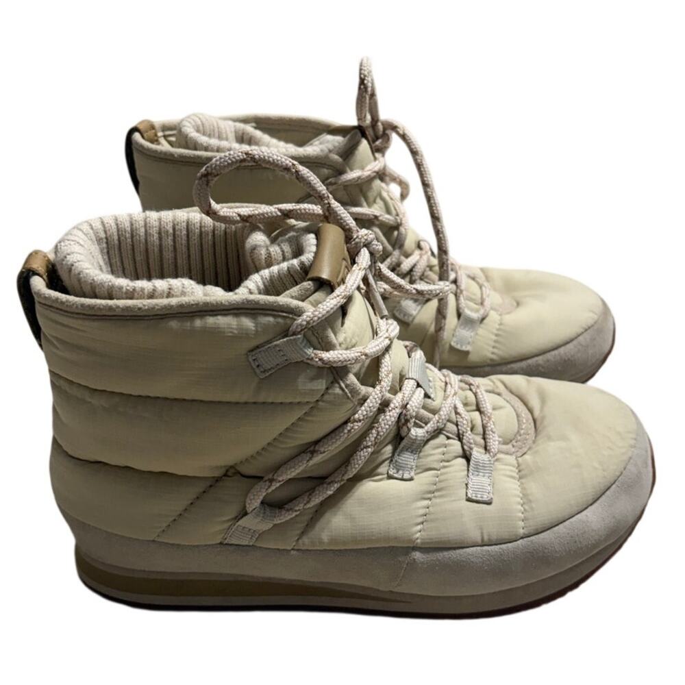 Teva Ember Lace Boot Ankle Bootie Quilted Puffer Women's Size 6 Water-Resistant